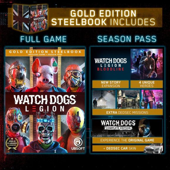 Watch Dogs: Legion Gold Steelbook Edition - Xbox One Price in Doha, Qatar - Image 4
