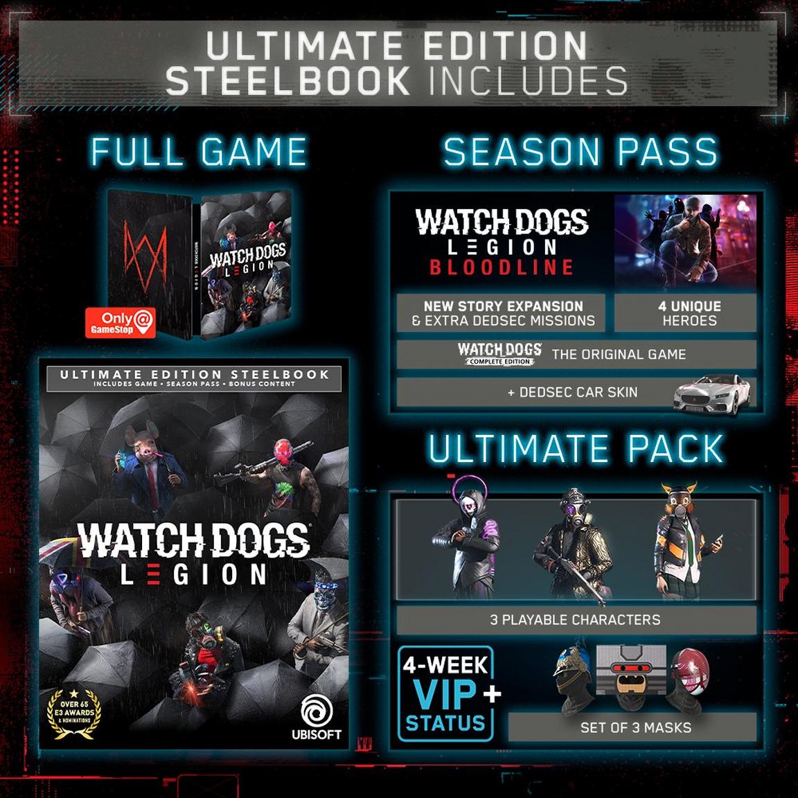 Watch Dogs: Legion Ultimate Steelbook Edition GameShop Exclusive - Xbox One Price in Doha, Qatar - Image 4